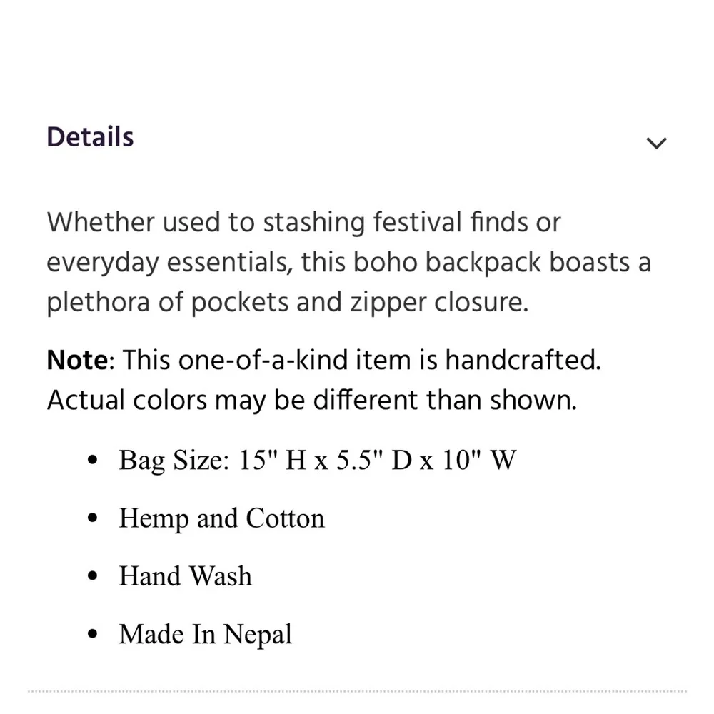 Collection Royal Multicolor Backpack - Picture 10 of 10